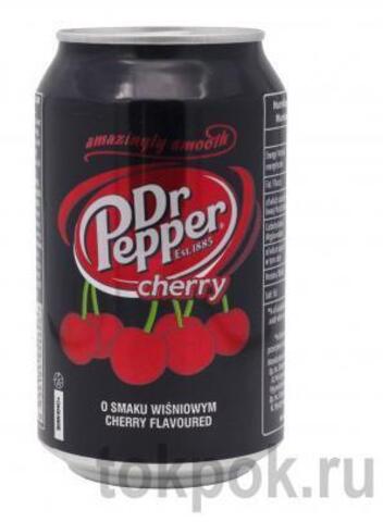 Газированный напиток Dr. Pepper Cherry, 330 мл