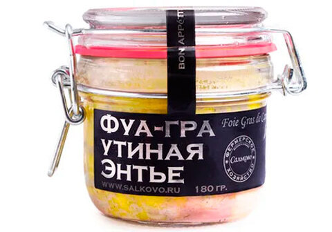 Фуа-гра утиная Энтье "Ферма Сальково", 180г