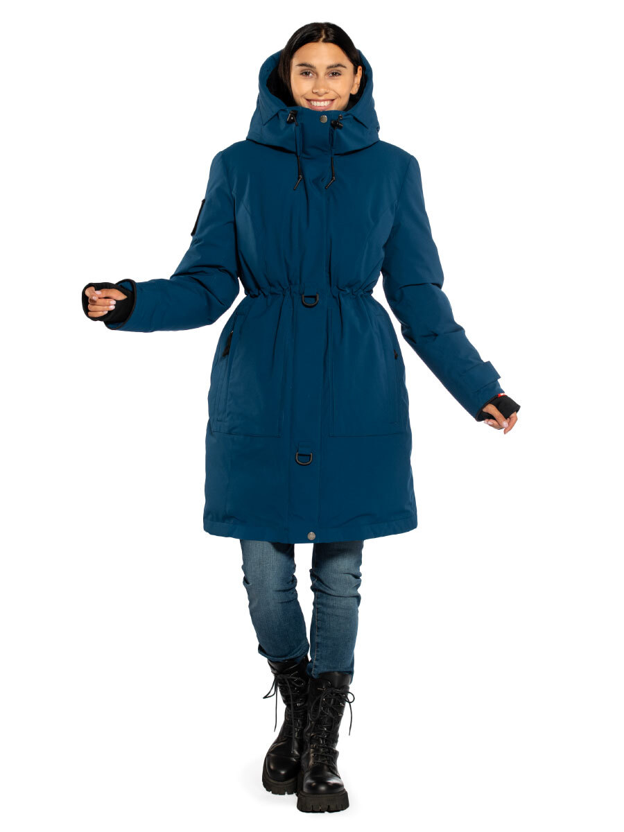 Denim parka hot sale