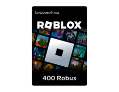 Карта пополнения Roblox: 400 robux [Цифровая версия] (для ПК, цифровой код доступа)
