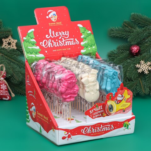 Карамель леденцовая фигурная Sweet Ness Новогодние персонажи, 30 г
