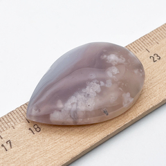 Халцедон, подвеска, размер камня 42*28 мм, цена за 1 шт