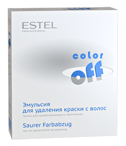 Эмульсия для удаления краски с волос Color off Estel, 3*120 мл