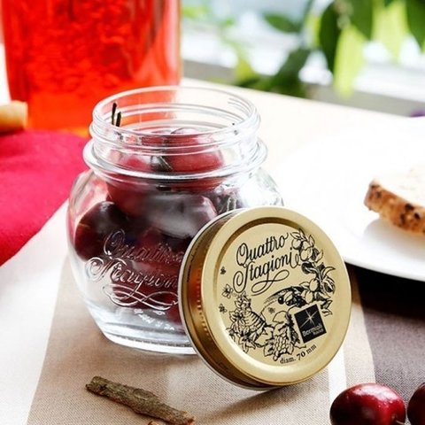 Банка для консервирования Anfora с крышкой 0.3л Bormioli Rocco Quattro Stagioni