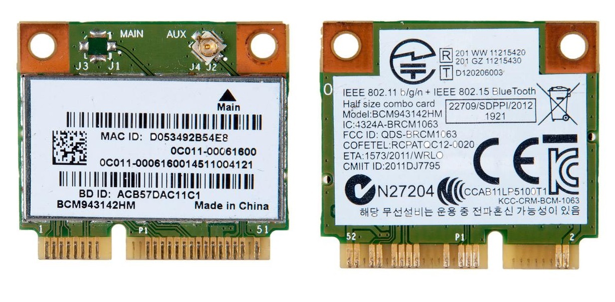802.11 c. Wifi модуль intel 3168ngw с креплением. 802.11b.