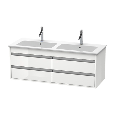 Duravit Ketho База под раковину ,для 233613,  4 выдв.ящика,480x1270x475мм , цвет белый глянцевый KT643302222