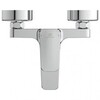 Ideal Standart BD256AA CERAPLAN Настенный смеситель для ванны/душа, монтаж на стандартных эксцентриках, металлические накладки, картридж FirmaFlow 38 мм с функцией HWTC (ограничение максимальной температуры горячей воды), без душевого гарнитура, мета