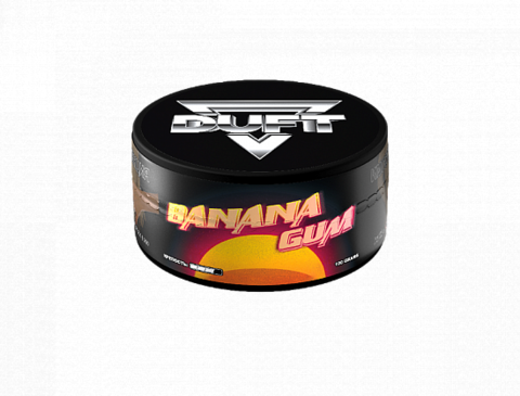 Табак Duft Banana Gum (Банановая Жвачка) 80г