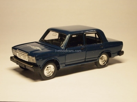 VAZ-2107 Lada symbol Saratov-Lada blue Agat Mossar Tantal 1:43