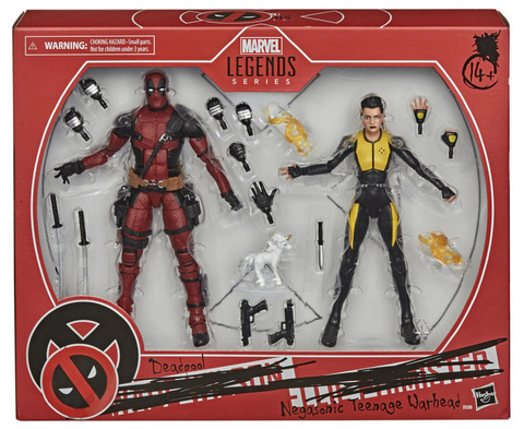 Marvel Legends Deadpool and Negasonic Teenage Warhead  || Дэдпул и Сверхзвуковая Боеголовка