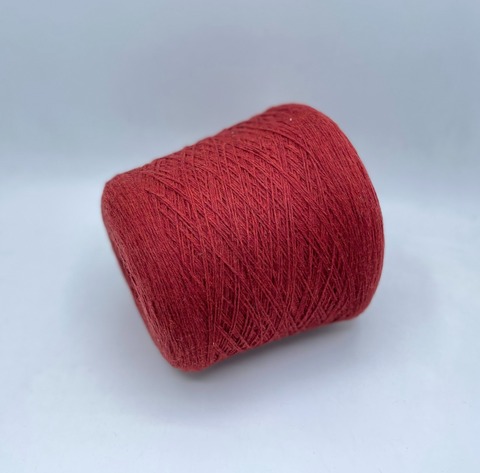 New MIll (пр.Италия), art-Magreb colorado 3/15 500м/100гр, 80% шерсть, 20% полиамид , цвет -Карминно-красный,неоднотонный арт.31141