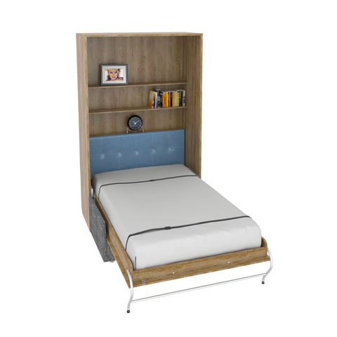 Шкаф-кровать с софой вертикальная полутороспальная 120 см