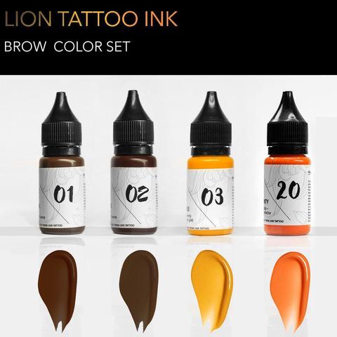 Бровный сет Lion tattoo pigments