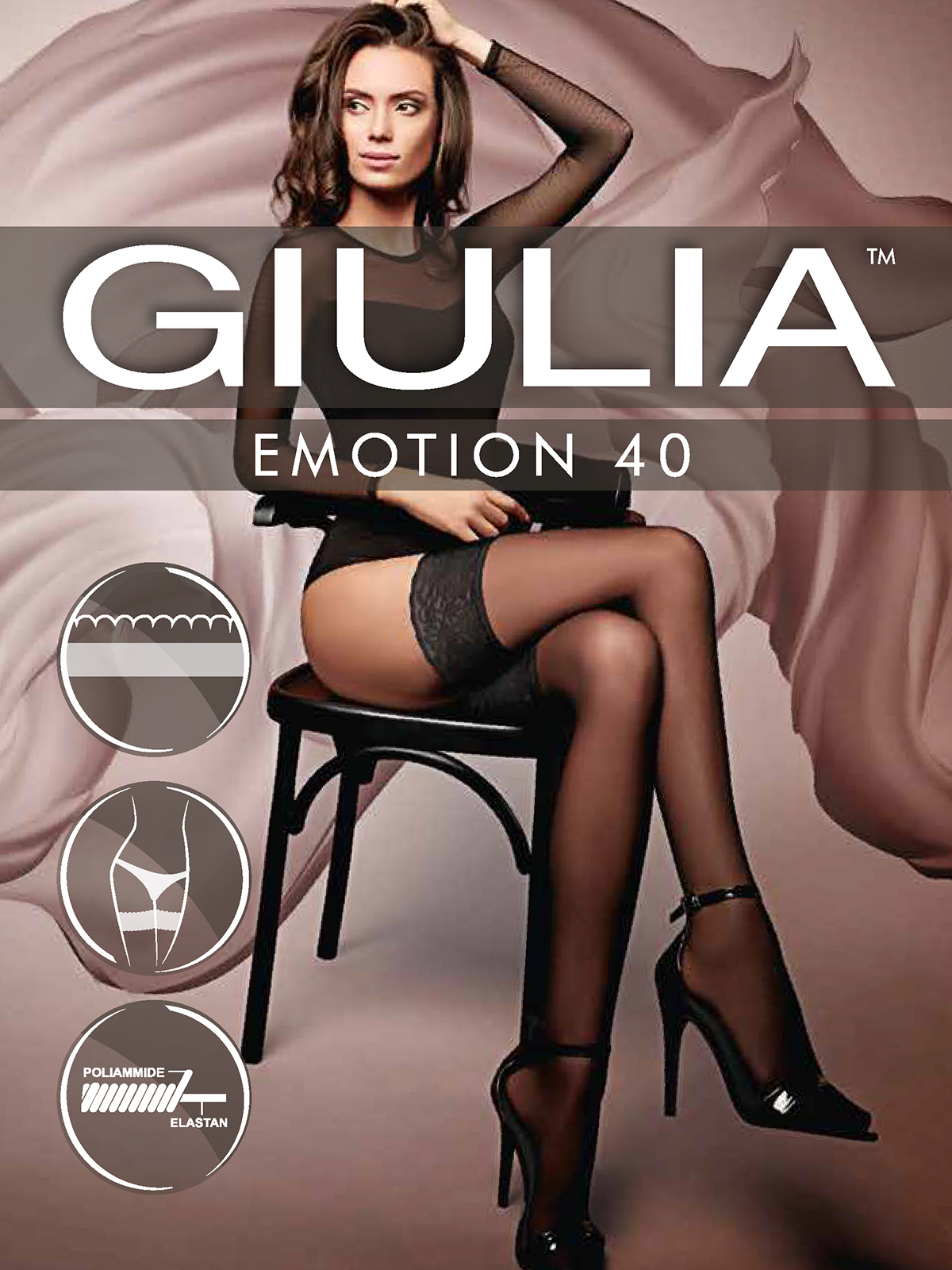 Чулки Giulia EMOTION 40