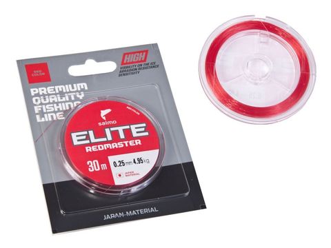 Леска монофильная зимняя Salmo Elite REDMASTER, 30м, 0.25мм