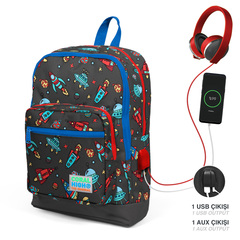 Çanta \ Bag \ Рюкзак  CORAL HIGH SIRT ÇANTA(USB+AUX SOKETLİ) 23279