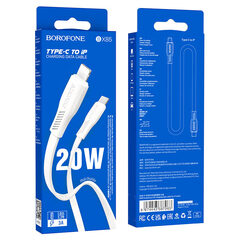 Кабель USB 2.4А Borofone Micro белый 1м