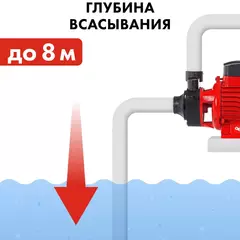 Насос садовый QUATTRO ELEMENTI Giardino 601 Ci (600 Вт, 2700 л/ч, для чистой, 42 м, 7,8 кг)