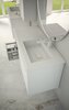 Cezares 50214 Раковина из искусственного мрамора, чаша справа 50214 Bianco opaco, 106x46x1,6