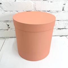 Цилиндр одиночный, 25*25 см, Персиковый, 1 шт.