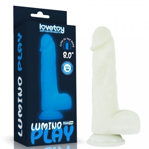 Фаллоимитатор Lumino Play светящийся в темноте (15*4,3 см)