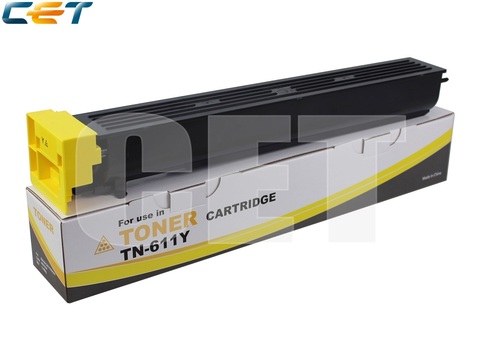 Тонер-картридж TN-611Y для KONICA MINOLTA Bizhub C451 (CET) Yellow, 460г, CET7260