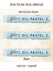 Пастель масляная мягкая профессиональная MUNGYO Gallery Светло-серый №245 (3шт)