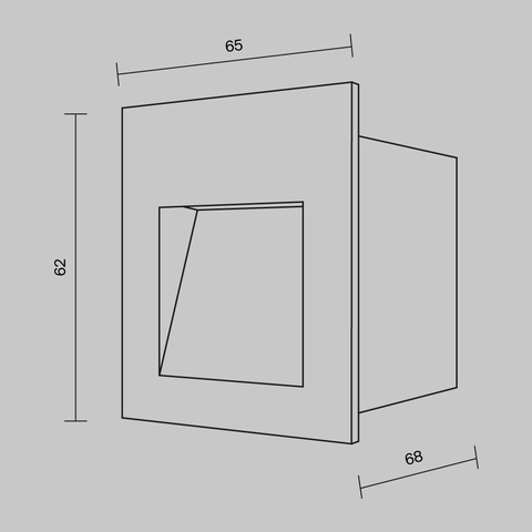 Светодиодная подсветка Maytoni Arca O038-L3B