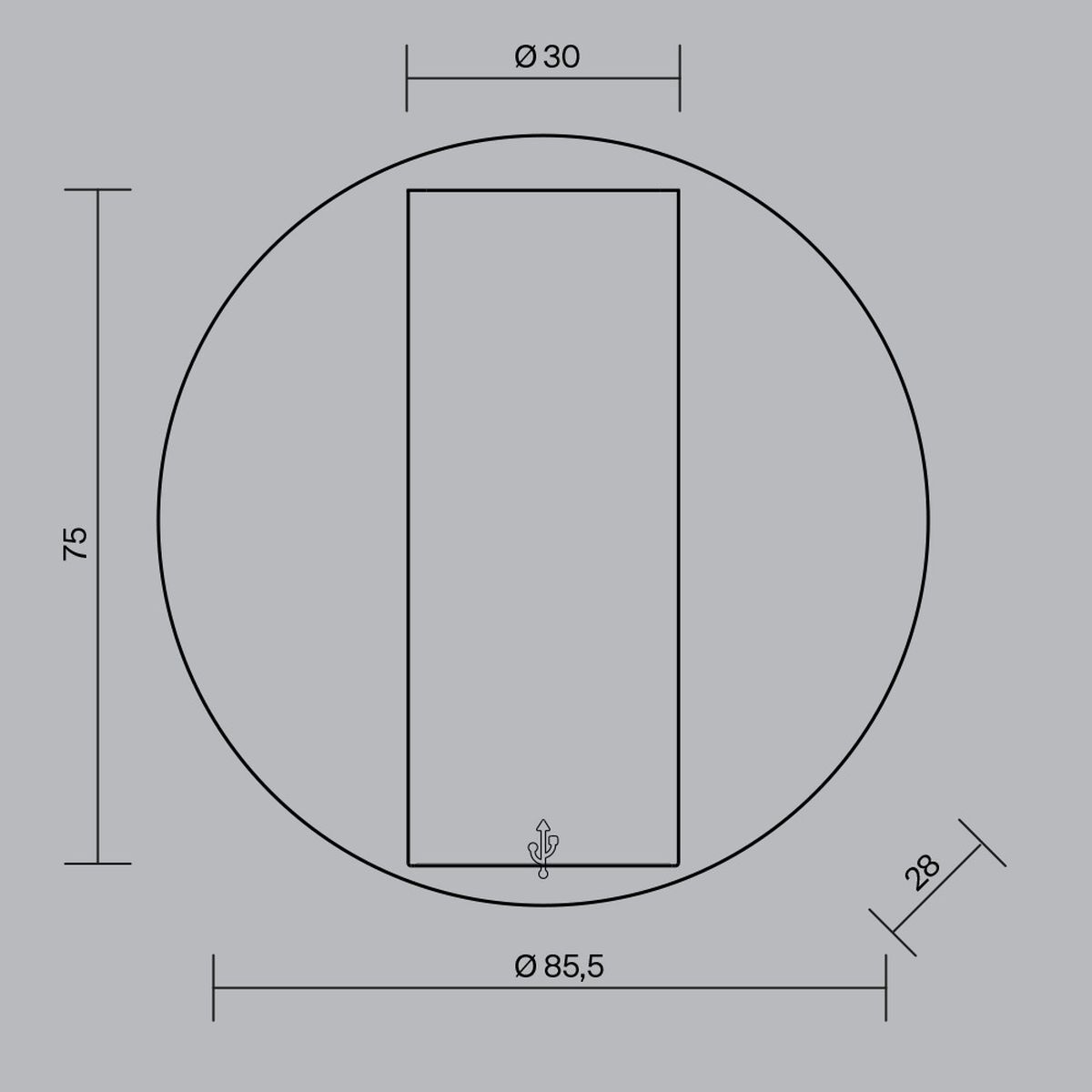 Светодиодный спот Maytoni Wall Twist C081WL-L3BBS3K