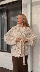 Мастер-класс по вязанию спицами кардигана-жилета 