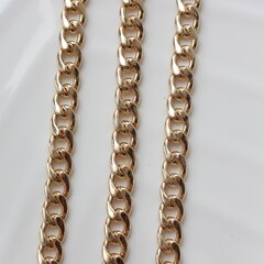 УЦЕНКА!!! Цепочка 11*8 мм, позолота, 40 см, У229