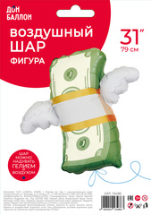 К Фигура, Деньги с крыльями, 31''/79 см, 1 шт.