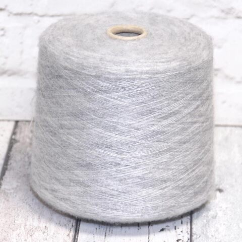 Вспушенный кашемир на шелке POLIPELI / BEN 2500 серый меланж