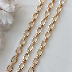 Цепочка 9,5*8 мм, позолота, 50 см, А215