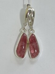 Мелон (серьги с турмалином)