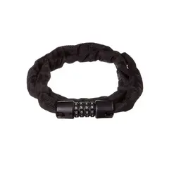 Цепь-замок STG TY760 в оплетке 3,5х900мм кодовый черный Х87806