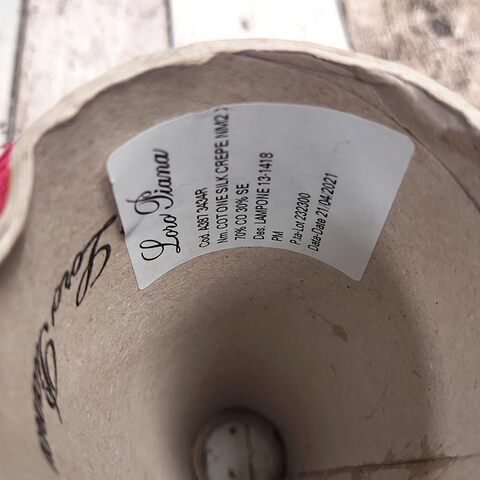 Смотка хлопок с шелком (30%) Loro Piana COTONE SILK CREPE 8*2/60 малиновый