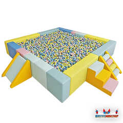 Игровой сухой бассейн «Утренний Луч», 4×4×0,6 м