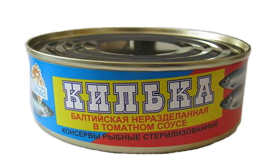 Килька "Балтийская" обжаренная в томатном соусе 235г. Браславрыба ...
