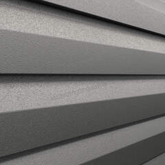 Сайдинг металлический Корабельная доска VIKING MP E-20 0,5мм RALL 7024-Графитовый серый