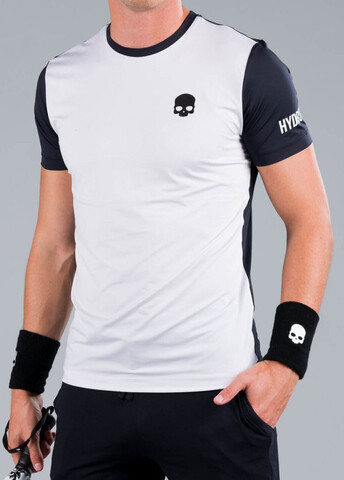 Футболка теннисная Hydrogen Padel Team Tech Tee Man - black/white