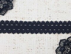 Резинка бельевая ажурная, ш. 2 см, чёрный