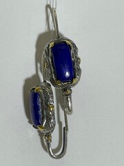 Минтана (серьги из серебра)