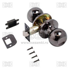 Ручка СТАНДАРТ 607 PS BN шарик черный никель защ.