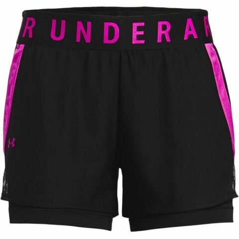 Женские теннисные шорты Under Armour Play Up 2in1 Shorts - black/pink