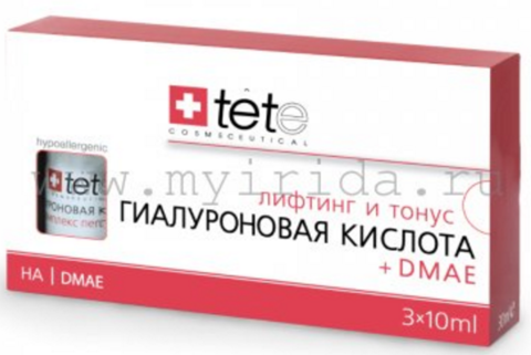 Гиалуроновая кислота + ДМАЕ (Hyaluronic Acid + DMAE) Tete (Швейцария) купить по лучшей цене с доставкой