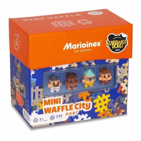 Конструктор Marioinex Mini Waffle City Порт 248 деталей