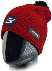 Шапка с помпоном Ski Time Star red