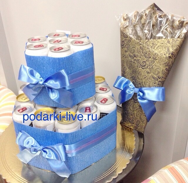 Торт подарок женщине на юбилей №3314