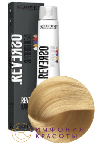 Крем-краска без аммиака Reverso Hair Color 10.0 Экстра светлый блондин Selective, 100 мл